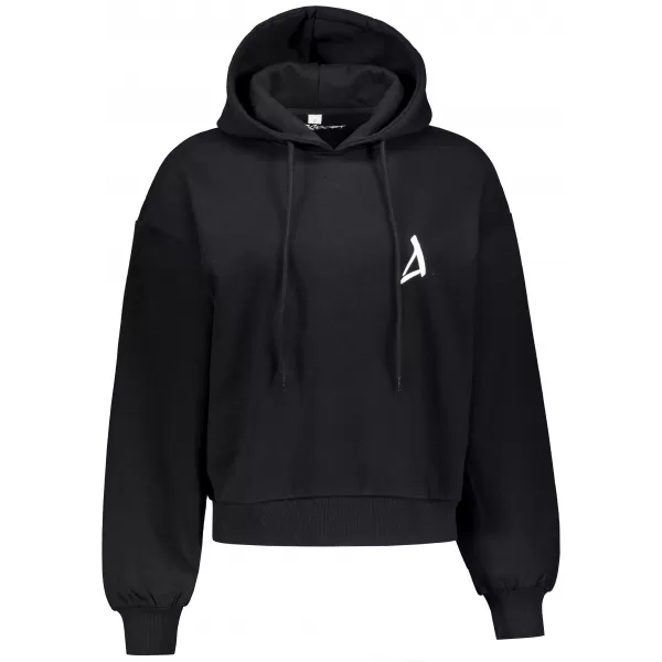  Frauen Sweatshirt aus Bio -Baumwolle ALTISPORT BYB/ALW002BY183 SCHWARZ 