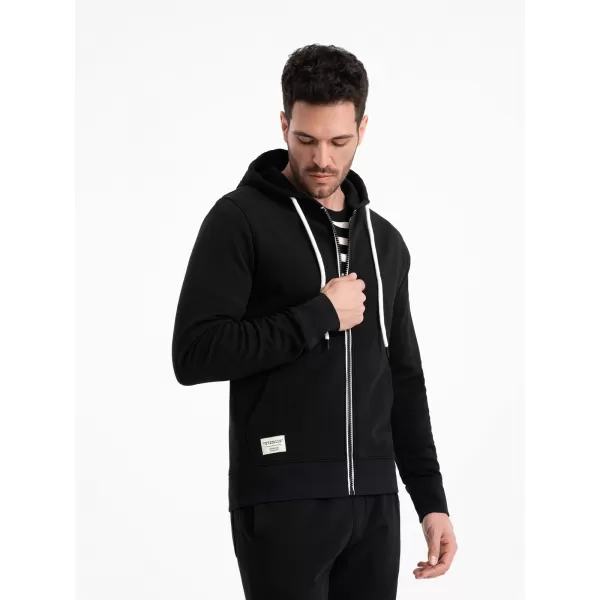  Herren -Sweatshirt OMBRE OM-SSBZ-0178 SCHWARZ 