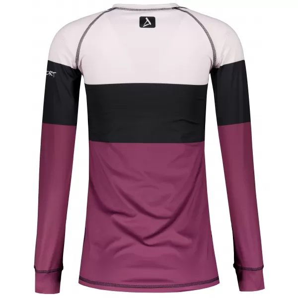  Frauenfunktionales Thermo -T -Shirt mit langen Ärmeln Premium ALTISPORT VOJ/ALW051TER01 BURGUND 