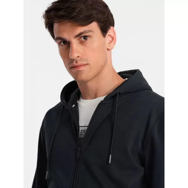  Herren -Sweatshirt OMBRE OM-SSBZ-0160 SCHWARZ 