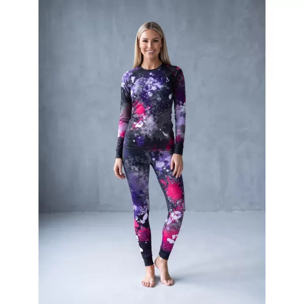  Frauenfunktionelle Thermohosen Prämie ALTISPORT VOJ/ALW055TER02 SCHWARZ -PINK 