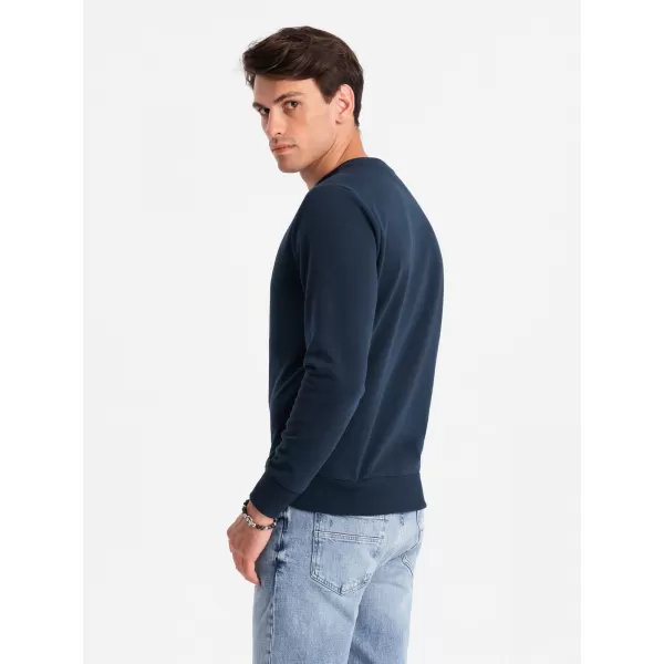  Herren Sweatshirt OMBRE OM-SSBN-0159 MARINEBLAU 