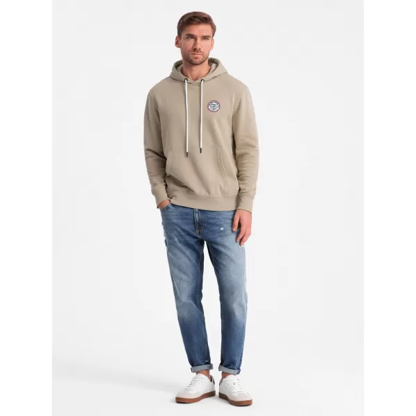  Herren -Sweatshirt OMBRE OM-SSNZ-0144 SAND 