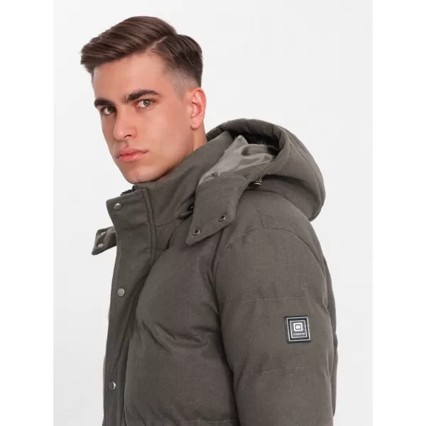  Jacke OMBRE OM-JALJ-0217 DUNKELGRAUE MELANGE 