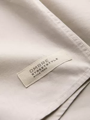 Hemd OMBRE OM-SHSS-0168 CREME