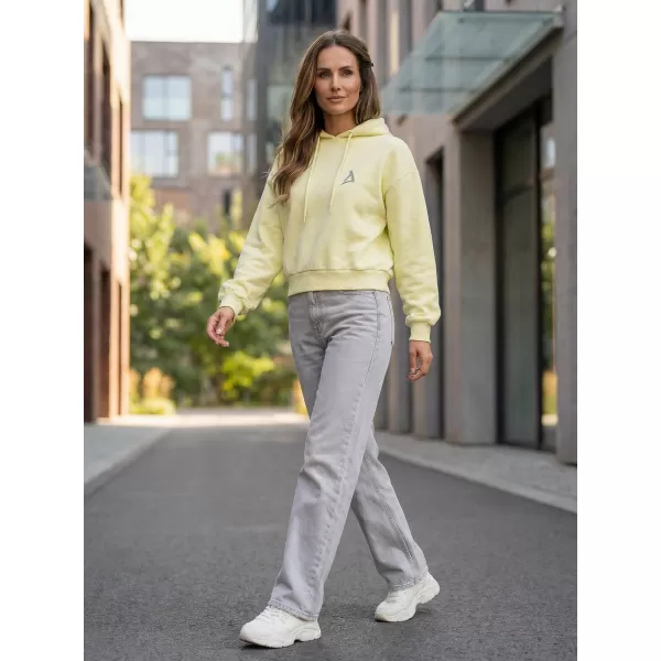  Frauen Sweatshirt aus Bio -Baumwolle ALTISPORT BYB/ALW002BY183 GELB 