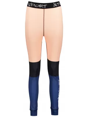 Frauenfunktionelle Thermohosen Prämie ALTISPORT VOJ/ALW051TER02 ORANGE/BLAU