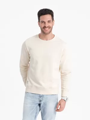 Herren -Sweatshirt OMBRE OM-SSBN-0175 CREME