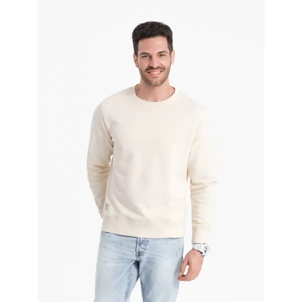  Herren -Sweatshirt OMBRE OM-SSBN-0175 CREME 