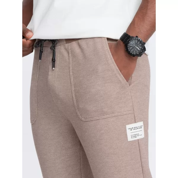 Herren -Traursanzüge OMBRE OM-PASK-0211 KAFFEE 