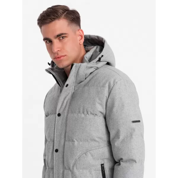  Jacke OMBRE OM-JAHP-0203 GRAUE MELANGE 