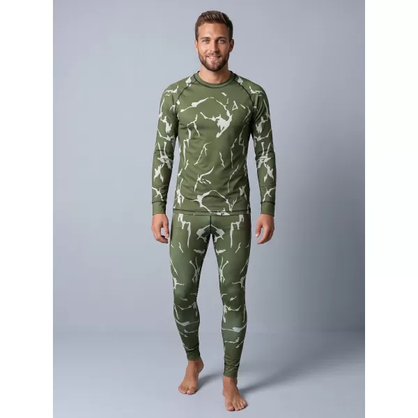  Funktionaler Term T -Shirt von Männern mit Langarmprämie ALTISPORT VOJ/ALM052TER01 KHAKI 