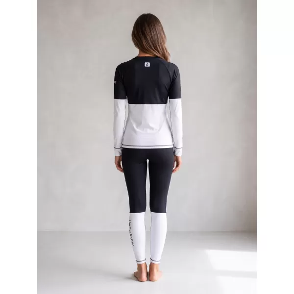 Frauenfunktionelle Thermohosen Prämie ALTISPORT VOJ/ALW051TER02 SCHWARZ UND WEIß 
