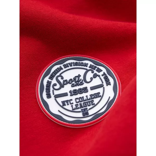  Herren Sweatshirt OMBRE OM-SSNZ-0144 ROT 