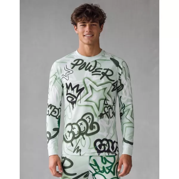  Funktionaler Term T -Shirt von Männern mit Langarmprämie ALTISPORT VOJ/ALM054TER01 GRÜN 
