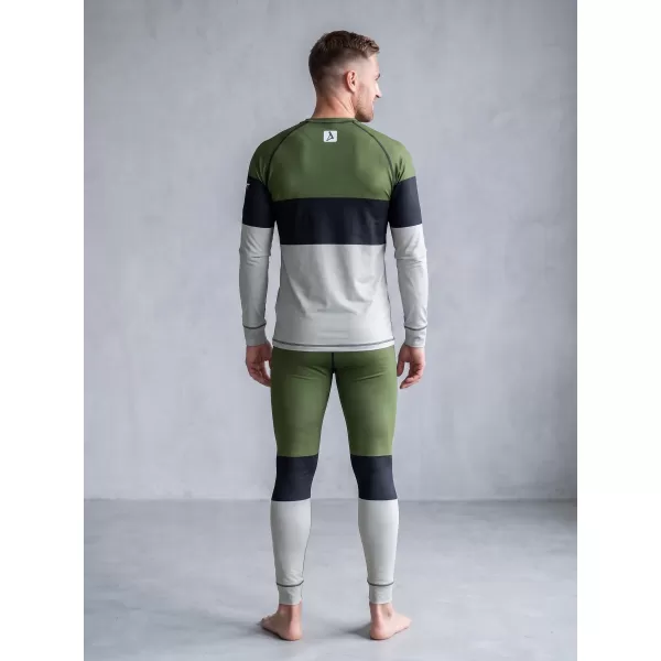  Funktionaler Term T -Shirt von Männern mit Langarmprämie ALTISPORT VOJ/ALM051TER01 KHAKI 
