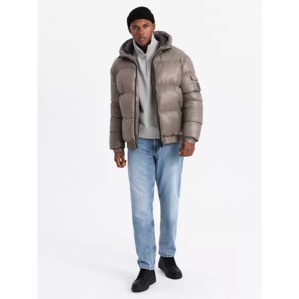  Jacke OMBRE OM-JAHP-0207 DUNKLER BEIGE 