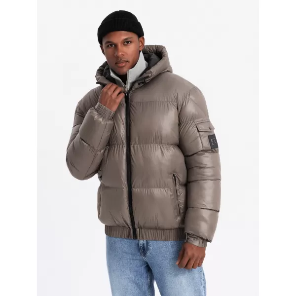  Jacke OMBRE OM-JAHP-0207 DUNKLER BEIGE 