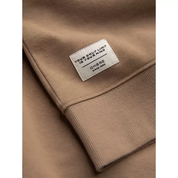  Herren -Sweatshirt OMBRE OM-SSBN-0175 BRAUN 