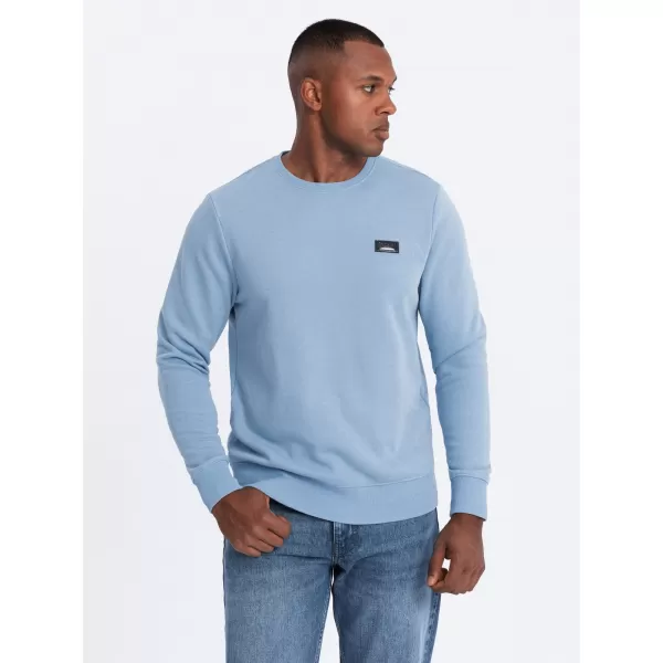  Herren Sweatshirt OMBRE OM-SSNZ-0136 BLAU 