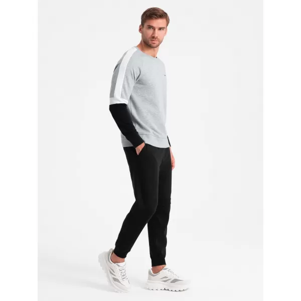  Herren -Sweatshirt OMBRE OM-SSNZ-22FW-003 GRAU 
