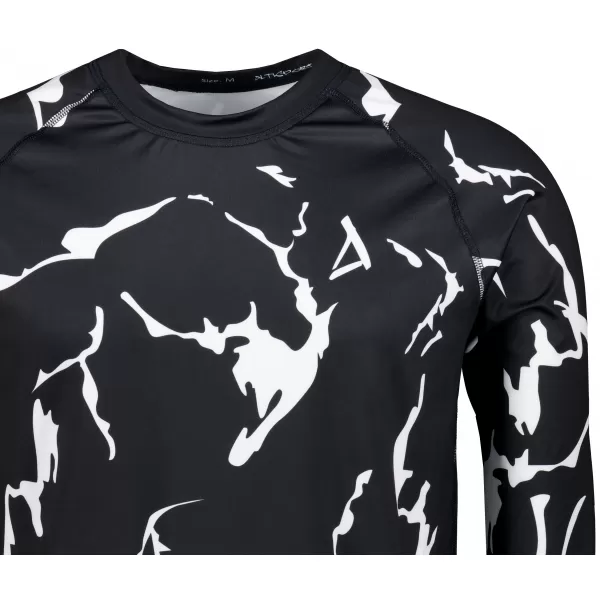  Funktionaler Term T -Shirt von Männern mit Langarmprämie ALTISPORT VOJ/ALM052TER01 SCHWARZ 