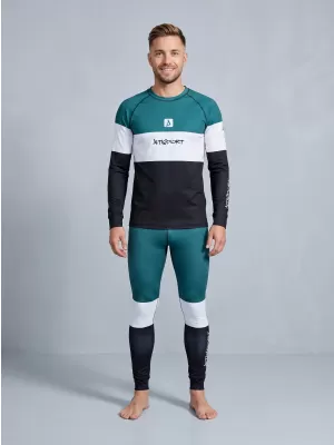 Die funktionelle Thermohosen für Männer Premium ALTISPORT VOJ/ALM051TER02 KEROSIN/SCHWARZ