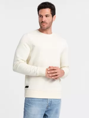 Herren -Sweatshirt OMBRE OM-SSBN-0159 CREME