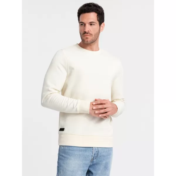  Herren -Sweatshirt OMBRE OM-SSBN-0159 CREME 