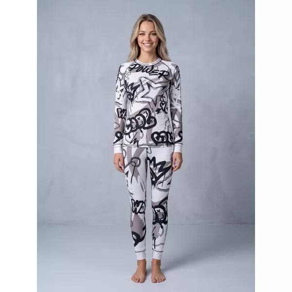  Frauenfunktionelle Thermohosen Prämie ALTISPORT VOJ/ALW054TER02 WEIß -GRAY 