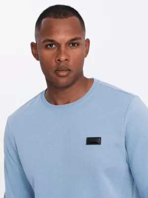 Herren Sweatshirt OMBRE OM-SSNZ-0136 BLAU