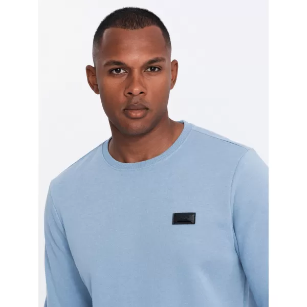  Herren Sweatshirt OMBRE OM-SSNZ-0136 BLAU 