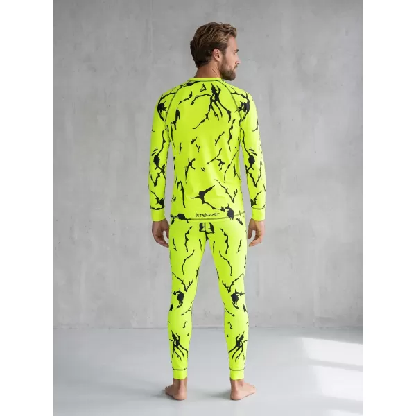  Funktionaler Term T -Shirt von Männern mit Langarmprämie ALTISPORT VOJ/ALM052TER01 NEONGRÜN 