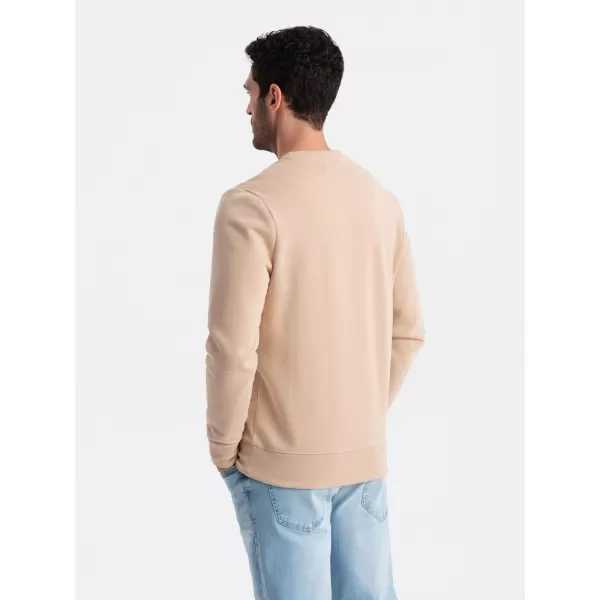  Herren -Sweatshirt OMBRE OM-SSBN-0159 BEIGE 