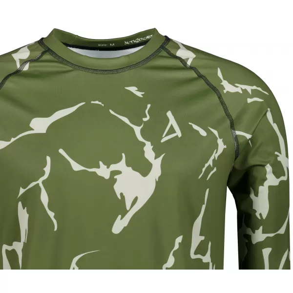  Funktionaler Term T -Shirt von Männern mit Langarmprämie ALTISPORT VOJ/ALM052TER01 KHAKI 