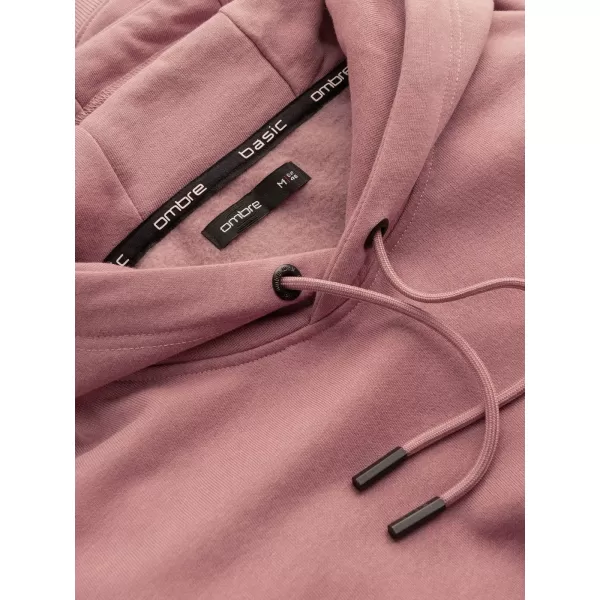  Herren -Sweatshirt OMBRE OM-SSBN-0161 DUNKELROSA 