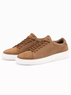 Herrenschuhe OMBRE OM-FOCS-0163 HELLBRAUN
