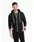 Herren -Sweatshirt OMBRE OM-SSBZ-0178 SCHWARZ