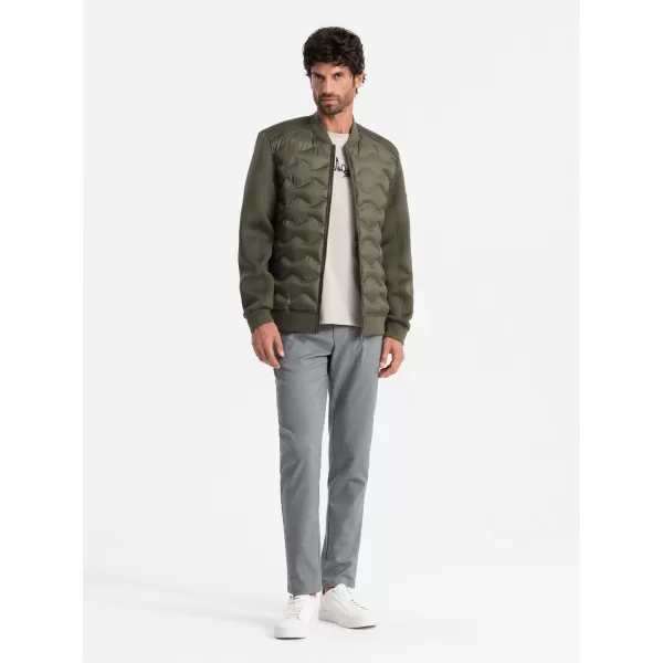  Jacke OMBRE OM-JALP-0141 DUNKLER OLIVENGRÜN 