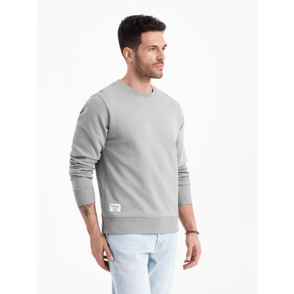  Herren -Sweatshirt OMBRE OM-SSBN-0175 GRAU 