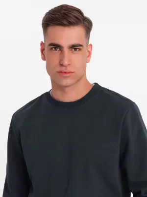 Herren -Sweatshirt OMBRE OM-SSBN-0159 SCHWARZ