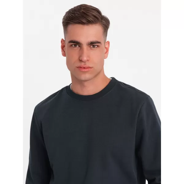  Herren -Sweatshirt OMBRE OM-SSBN-0159 SCHWARZ 