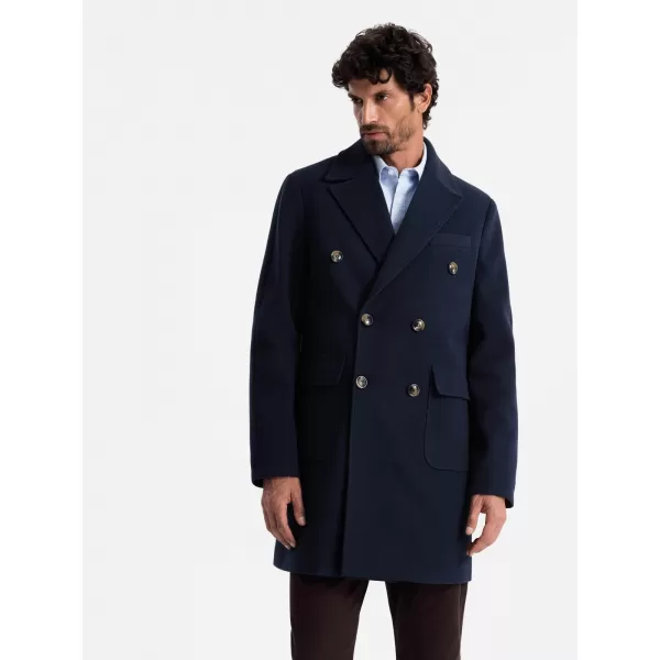  Männlicher Mantel OMBRE OM-COWC-0109 INDIGO 