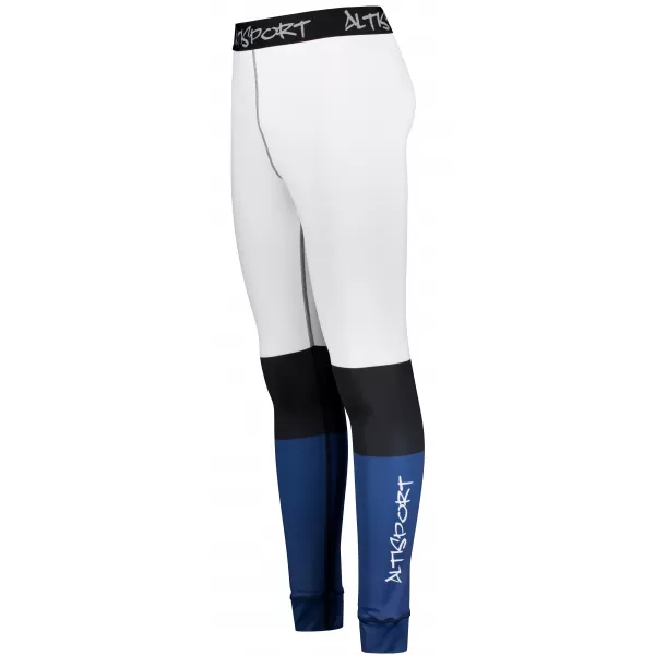  Die funktionelle Thermohosen für Männer Premium ALTISPORT VOJ/ALM051TER02 WEIß -BLAU 