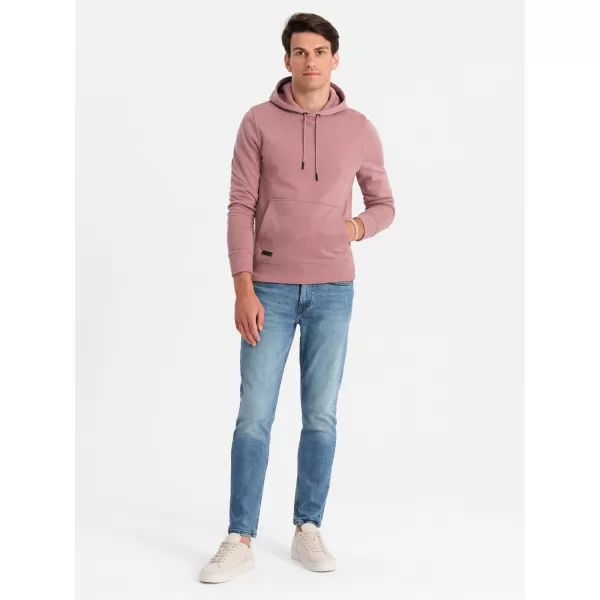  Herren -Sweatshirt OMBRE OM-SSBN-0161 DUNKELROSA 