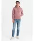 Herren -Sweatshirt OMBRE OM-SSBN-0161 DUNKELROSA