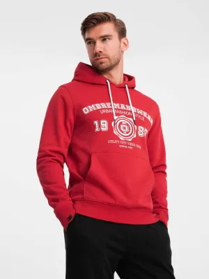 Herren Sweatshirt OMBRE OM-SSPS-0143 ROT