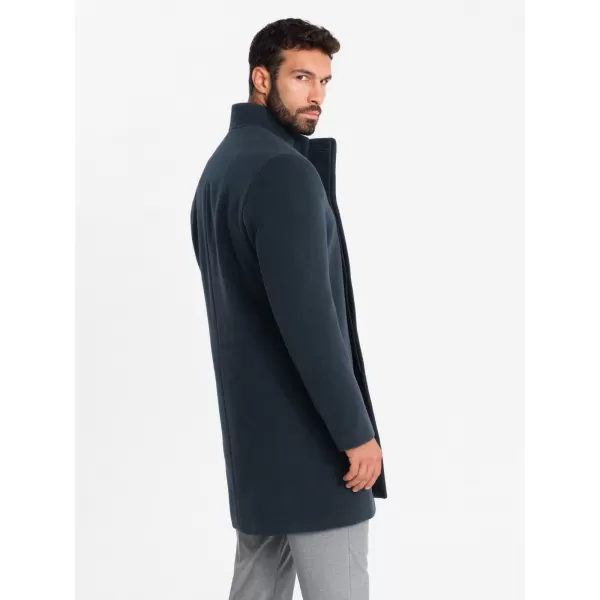  Männlicher Mantel OMBRE OM-COWC-0120 MARINEBLAU 