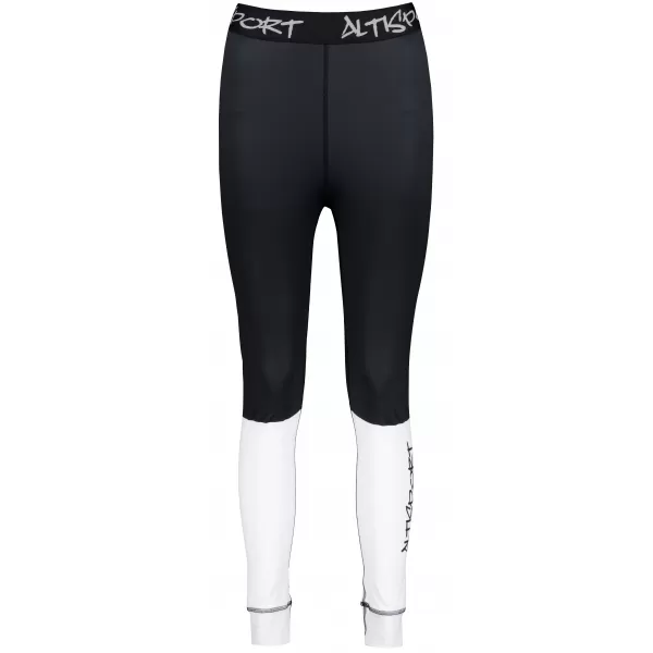  Frauenfunktionelle Thermohosen Prämie ALTISPORT VOJ/ALW051TER02 SCHWARZ UND WEIß 