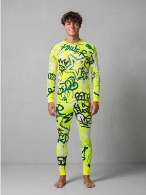Die funktionelle Thermohosen für Männer Premium ALTISPORT VOJ/ALM054TER02 FLUO